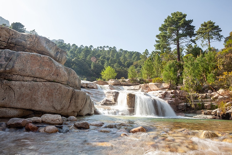 Cascade de Piscia de Gallo - Les Toits de Santa Giulia, location de Villas en Corse du Sud